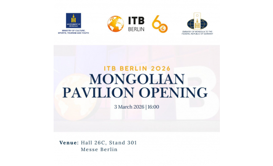 Willkommen zur Eröffnung des Mongolischen Pavillons in der ITB 2026