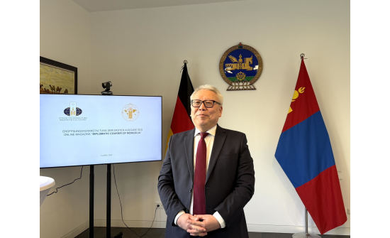 Erste Ausgabe des E-Magazins „Diplomatic Courier of Mongolia“ veröffentlicht
