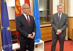 Монгол Улс, ХБНГУ-тай дипломат харилцаа тогтоосны 50 жил, Европын Холбоотой дипломат харилцаа тогтоосны 35 жилийн ойг угтсан ёслолын арга хэмжээ болов